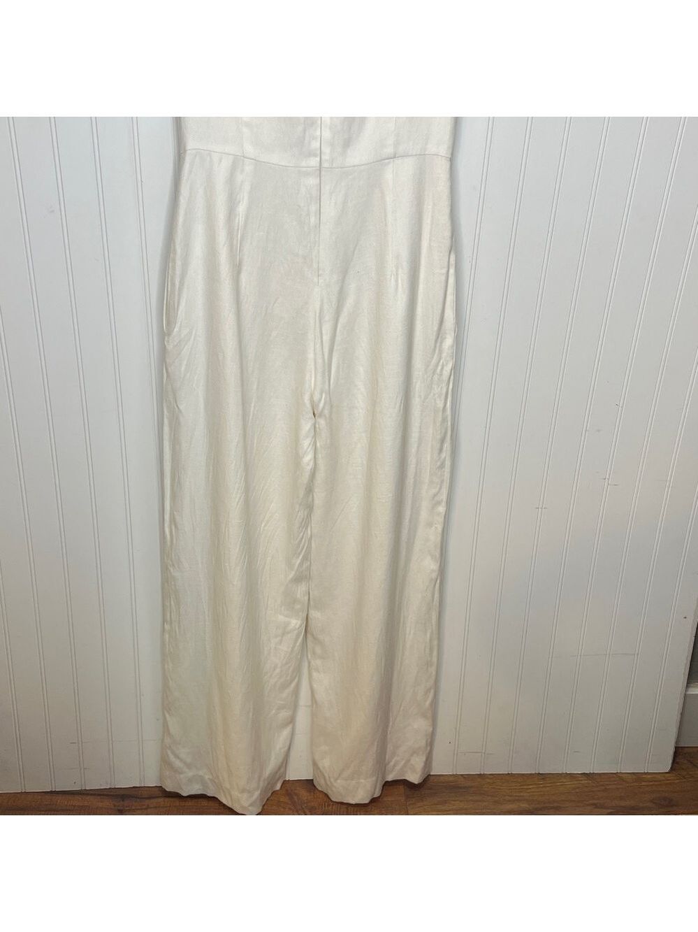 Gal Meets Glam Elegant Cream Jumpsuit Size 2 - Picture 10 of 16